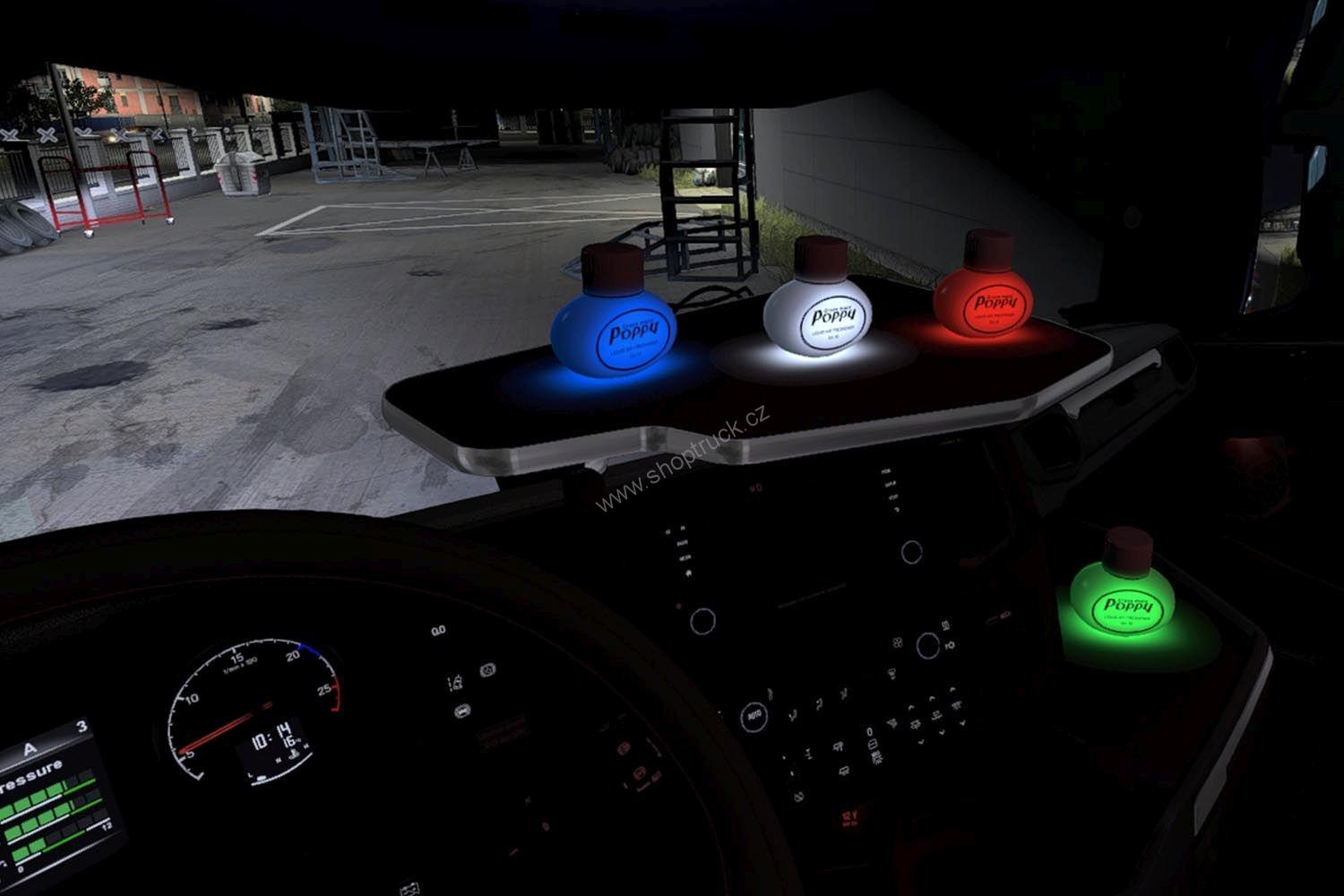 LED podsvícení osvěžovače vzduchu POPPY multi - 7 barev do USB