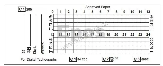 Roličky do tachografu 3ks
