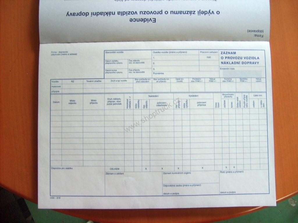 Stazky A4 nečíslované propisovací