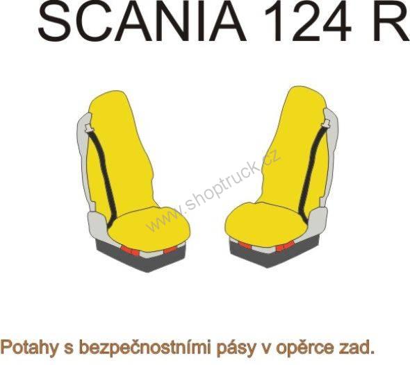 Potahy sedaček č.40 TRUCK SCANIA - koženka